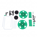 Voolikurullik&auml;ru Roheline PP T&ouml;&ouml;j&otilde;us&auml;&auml;stlik Ratastega K&auml;sitsi L&uuml;kkamisega Voolikuhoidik K&auml;ru Aia jaoks