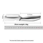 Roostevabast terasest teravate teradega k&ouml;&ouml;givilja- ja puuviljakoorijad, lihtne ja &otilde;rn k&ouml;&ouml;gis kasutamiseks m&otilde;eldud koorimist&ouml;&ouml;riist, sobib Paring Knife h&otilde;be