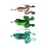 Pinnavee konnalandid bassip&uuml;&uuml;giks Konnaland teravate konksudega Pehme konnalandi komplekt bassi, haugi, madupea jaoks Magevee Soolase vee lant