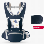 Ergonoomiline kandekott, seljakott beebi v&ouml;&ouml;kohast v&auml;ljaheite kandja ees Kangaroo kandekott Dark Blue