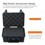 Veekindel k&auml;epideme kandekott, plastikust ohutusvarustuse kohver, hoiukarp Kaameraga pildistamine vahtsvammiga t&ouml;&ouml;riistade jaoks