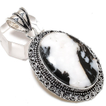 Buffalo Jasper Handmade 925 Sterling Silver Jewelry Pendant 2.29 j7o06