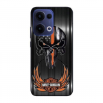 Coque de t&eacute;l&eacute;phone - Maniacase - Oppo Reno 13 5G - Silicone - Souple - T&ecirc;te de mort