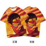 2025 MINISO Ninjago T-s&auml;rk Joonisfilm Anime Tr&uuml;kk Poiste ja T&uuml;drukute T-s&auml;rk Suvel Uus Stiil T&auml;navutrendid Laste R&otilde;ivad L&uuml;hikeste Varrukatega 150 taevasinine v&auml;rv