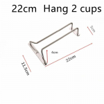 304 roostevaba terase veiniriiul klaasihoidja mitme suurusega &uuml;ldine hoidja riputatav baaririiul k&ouml;&ouml;k/restoran veiniklaaside hoiustamine 22cm