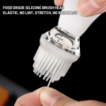 Klaasist oliivi&otilde;lipudel silikoonist pintsel-tilgutiga, m&otilde;&otilde;te&otilde;li dosaatoripudel grillimiseks