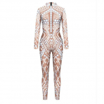 3D digitaaltr&uuml;kk Lavakost&uuml;&uuml;mid T&auml;iskasvanutele Halloweeni &Uuml;ritused Karnevali Teemapidu Cosplay Riietus M&auml;ngimine Jumpsuit Kids S-120cm