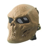 Airsoft Paintball Tactical Full Face Protection Koljumask Ohutus CS War BB m&auml;ng Halloweeniks None