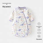 Imiku temperatuurikontrolliga magamiskott - Tepitud hooajaline kick-proof U-kujuline lukuga pidžaama vasts&uuml;ndinutele