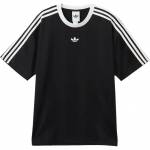 Adidas Originals Adicolor Sarja Kevad/Suvi 25 Jacquard Trikoo &Uuml;mar Kaelus Moodne Pehme Pullover L&uuml;hikeste Varrukatega T-s&auml;rk Unisex Topid Must JW5876 M