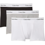 Calvin Klein Vabaaja Logoga Mugavad Keskmise V&ouml;&ouml;kohaga Bokserid Euroopa Versioon 3-Pakk Meeste aluspesu LV00NB4286-MP1 S white