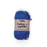 Fil de coton Amigurumi Bleu roi Confiture de myrtilles sinine