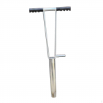 Pole Bamboo Planting ger Metal Ergonomical Portable with Handle ging Tool for Fence, Borer Yard 30cm height