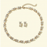 Kaelakee Ehtekomplekt Naistele Uusim Stiilne Disain Uhke P&auml;rl Choker Onesize