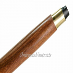 Antiikstiilis Viktoriaanlik Vanaaegne Disainer Messingist K&auml;epidemega Kepp Puidust Jalutuskepp M aero