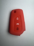 P&ouml;&ouml;ratav 3 nupuga silikoonist v&otilde;tme&uuml;mbris Toyota Corolla Hilux Avensis Prado Fortuner RAV4 Protect Cover jaoks Silicone Key Cover Case