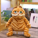 Karvane pehme British Shorthair kassi pl&uuml;&uuml;sist m&auml;nguasi T&auml;idisega tumesinine hall laisk paks kass Kallistamism&auml;nguasi lastele s&uuml;nnip&auml;evakingitus poiss-s&otilde;brale about 60cm