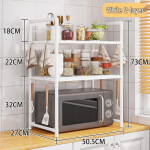 Kahetasandiline k&ouml;&ouml;gihoidik ahju ja mikrolaineahju jaoks