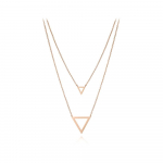 Kolmnurkne kihiline kaelakee Elbrnn067