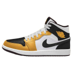 Air Jordan 1 Mid Yellow Ochre Meeste tossud Must Valge DQ8426-701 43