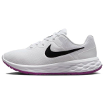 Nike Revolution 6 Next Nature Valge Erksinine Lilla Naiste Tennised Erksinine-V&auml;&auml;vel Must DC3729-106 35.5