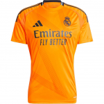 Adidas Real Madrid SS24 Moodne Logo Vabaaja V&otilde;&otilde;rsil&uuml;hikeste Varrukatega Jalgpallis&auml;rk Meeste Topp Oranž IU5013 XL