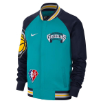 Nike Memphis Grizzlies City Edition Showtime Logo T&otilde;mblukuga Kirjad Mitmek&uuml;lgne Pikkade Varrukatega Jakk Unisex Jakk T&uuml;rkiissinine DB2457-311 L