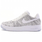 Nike Air Force 1 Flyknit Low naiste tossud Summit White Grey 820256-103 40