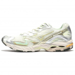Mizuno Wave Rider 10 Spordimoe libisemiskindlad madalad jooksujalatsid Naiste toss Valge H&otilde;bedane D1GA243106 40.5