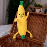 Suur laulev banaaninukk, banaanist viskepadi, pehme m&auml;nguasi, loominguline ja naljakas s&uuml;nnip&auml;evakingitus, naine 36cm/0.11kg