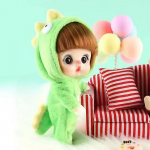 12cm Armas Mini Nukk Loomade Pidžaama Seeria &Otilde;ppem&auml;nguasjad Ise Tee Riietamine Liigendnukud S&uuml;nnip&auml;evakingitused 3D Silmad