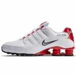 Nike Shox Nz Valged &Uuml;likoolipunased Tossud 378341-110 43