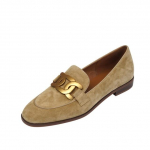 Uus kevad / s&uuml;gis Mood Kaamelpandlaga Vabaaja Laste Suede Naiste Mokassiinid &Uuml;hev&auml;rvilised Briti stiilis Madala kontsaga Kingad Slip-On Kingad Naistele 35 kaamel