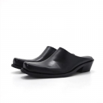 Moodsad naiste ja meeste vabaaja sussid Nahast Muller kingad Meeste mokassiinid V&auml;litingimustes libisemiskindlad Mustad vabaaja pool-sussid Moodsad kingad Mees suur suurus 35 must