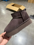 Klassikalised Ultra Mini Platvormiga Naiste Saapad Lumine Nahk Suede Vill Mugavus Talvesaapad Naisele Karusnahast Tuhvelsaapad Naistele 37 black