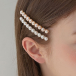 GETMEBLING P&auml;rlsild juukseklamber WHITE (H227-wh) brown