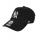 47 New York Yankees Clean Up m&uuml;ts, Meeste/Naiste, NY logo, Madala profiiliga m&uuml;ts, MLB, Must/Valge