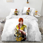 3D-prinditud The Witchers Voodipesu Komplekt Poistele T&uuml;drukutele Twin Queen Suurus Tekikott Padjap&uuml;&uuml;r Voodi Lapsed T&auml;iskasvanud Kodu Tekstiil 70x133cm 2pcs
