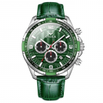 Tippbr&auml;nd Uus Vabaaja &Auml;ri Kolmeosaline Kuueauguline Kell Meeste Nahast Kvarts Veekindel Helendav Multifunktsionaalne Kell