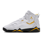 Air Jordan True Flight GS Valge Kollane Oker Laste Tossud Must 343795-107 36.5