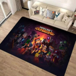 Stiilne 3D M-C Pikselkunsti Vaip Elutuba Magamistuba Vaip Lihtsalt Puhastatav Vaip Vastupidav Mugav Diivani Tooli Kodu Dekoor 120*160cm