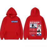 Aitana Metamorfosis Albumi Tuur 2025 Graafika Hupparid Mehed Naised R&otilde;ivad Mood &Uuml;legabariidiline Huppar High Street Hip Hop Dressipluusid S