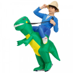 Lapsed Laps Dinosaurus &Uuml;kssarvik T&auml;ispuhutav Kost&uuml;&uuml;m Armas Naljakas R&otilde;ivastus Poistele T&uuml;drukutele Halloweeni J&otilde;uludeks Etenduseks Peoks &Uuml;likonnad Fit For 120-145cm