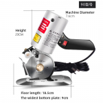 Kaasaskantav k&auml;eshoitav riidel&otilde;ikur Kangast &uuml;mmargune nuga L&otilde;ikemasin V&auml;ikesed kodumajapidamises kasutatavad elektrilised k&auml;sil&uuml;katavad k&auml;&auml;rid