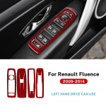 Renault Fluence 2009 2010 2011 2012 2013 2014 jaoks Ehtne Pehme S&uuml;sinikkiust Kleebis LHD Auto Akna T&otilde;stuki Nupu Raami Tarvikud Only FOR LHD