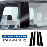 S&uuml;sinikkiust B-piilari kate Autoakna sammaste dekoratiivne kleebis Volkswagen VW Golf 6 7 8 MK6 MK7 MK8 2010-2025 Tarvikud