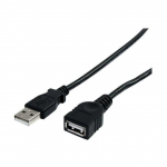 C&acirc;ble d'extension USB 2.0 A vers A de 90 cm - M/F - Rallonge USB - M/F - USBEXTAA3BK