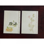 Mini k&auml;sitsi valmistatud Hanji traditsioonilised raamatud &ndash; 2 vihikuga komplekt 148 &times; 105 mm and has 25 sheets