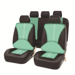 Veekindel PU Nahast Autop&auml;rakate - Euroopa & Ameerika Stiil, Tolmukindel, &Uuml;hendatud Disain 2-Piece Set (Front Single Seat) blue