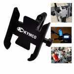 For KYMCO XCITING 250 300 350 400 500 kxct downtown Motorcycle accessories handlebar Mobile Phone Holder GPS stand bracket silver B